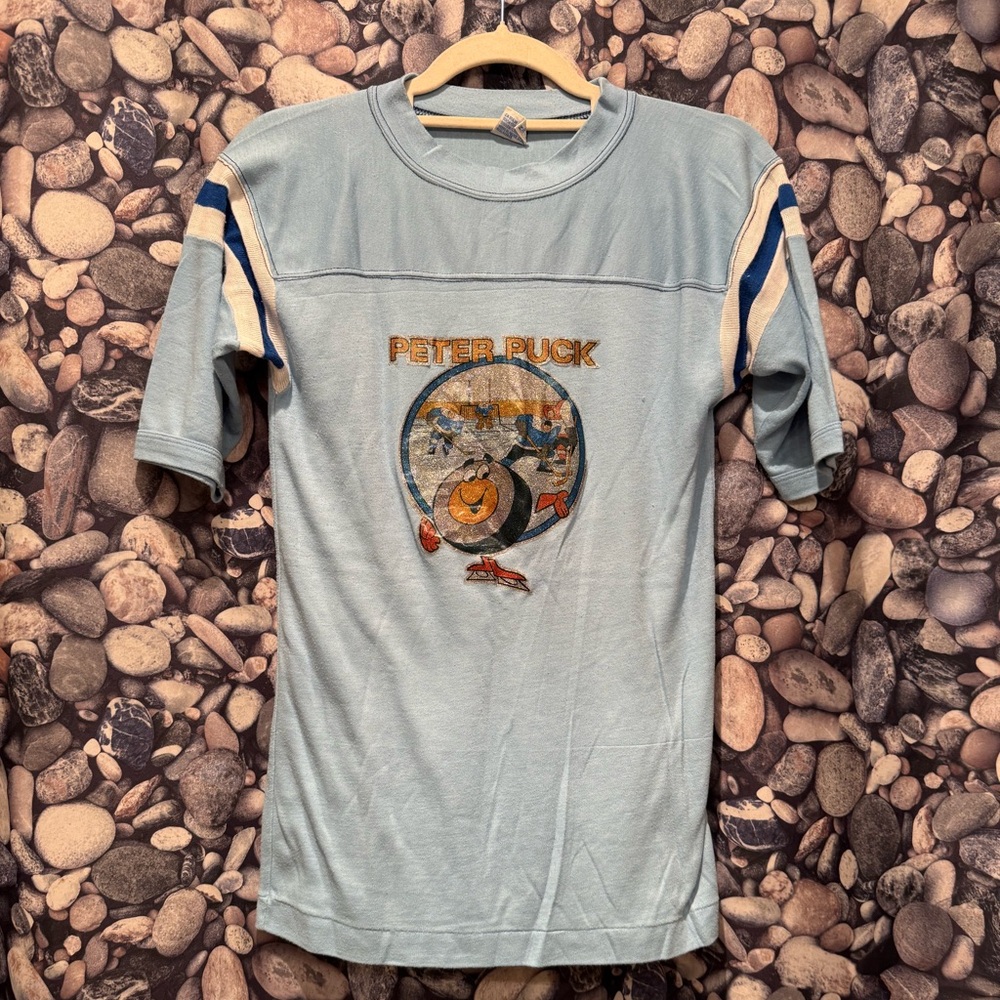 Peter Puck Iron on T-Shirt